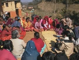 FEDO(Feminist Dalit Organization) Wemens Goup at Chompi village, Nepal 